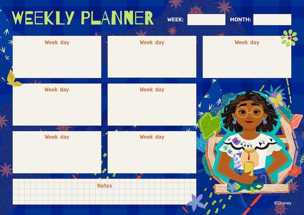 Planner semanal de Encanto