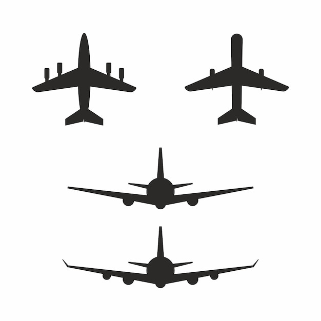 Vector plano conjunto de diseño vectorial