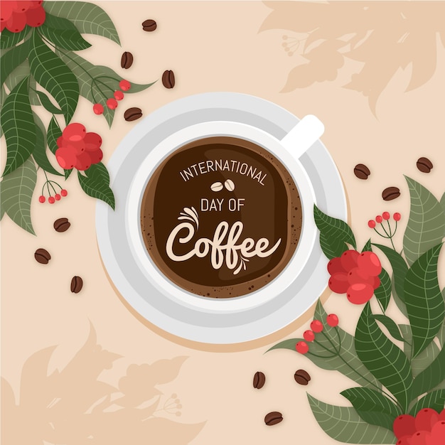 Plano dia internacional del cafe