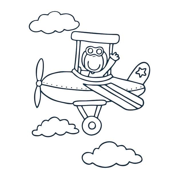 Plano vector iconos vector ilustración dibujado a mano niños educación elementos