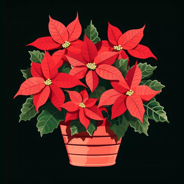 Planta de la flor de Navidad