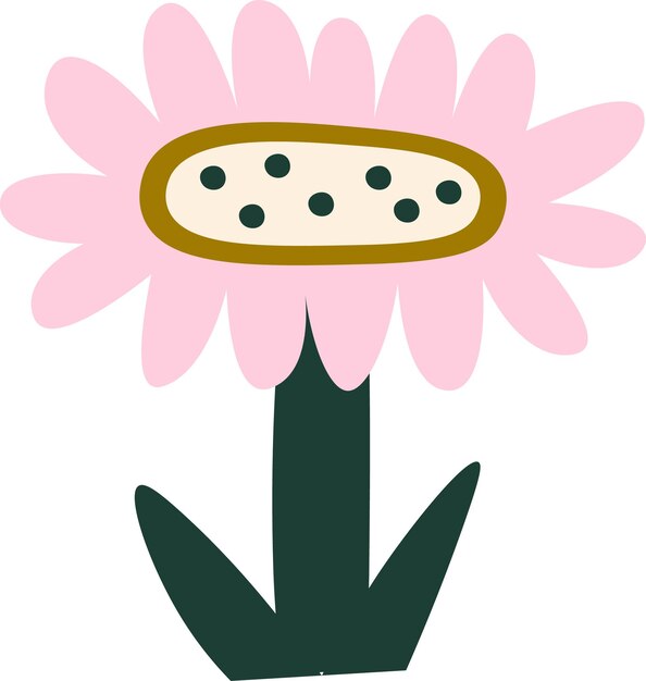 Planta infantil con flores