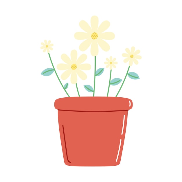 planta de interior con flores