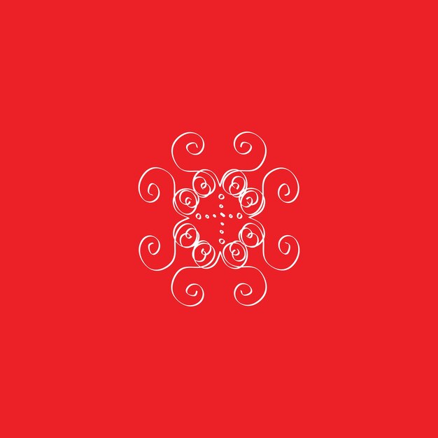 planta logotipo de la empresa logotipo flor estilizada