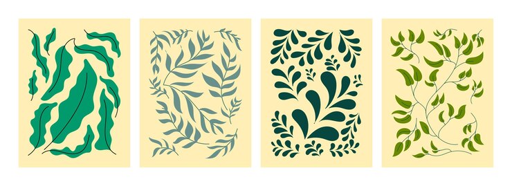 PLANTAS POSTERS BOTÁNICAS LEYAS DE DOODLE Ilustración de elementos de diseño orgánico POSTERS ARTE BOHO Se trata de una de las obras más importantes de la historia del arte botánico.