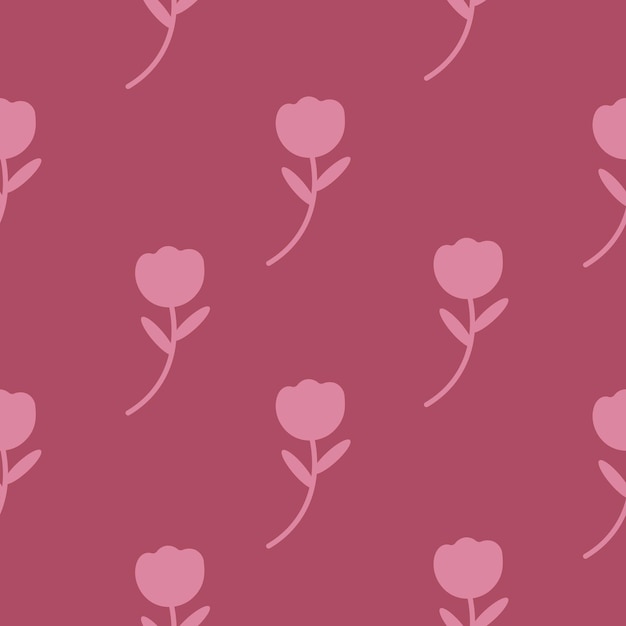 plantas, vector, extracto, flores, seamless, patrón