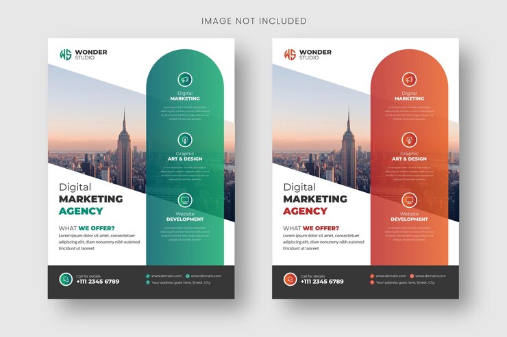 Plantilla de A4 Business Flyer