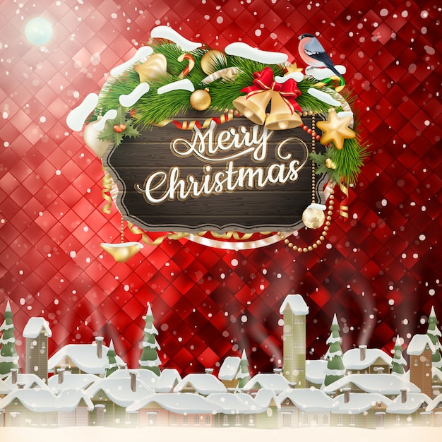 Plantilla abstracta de navidad.