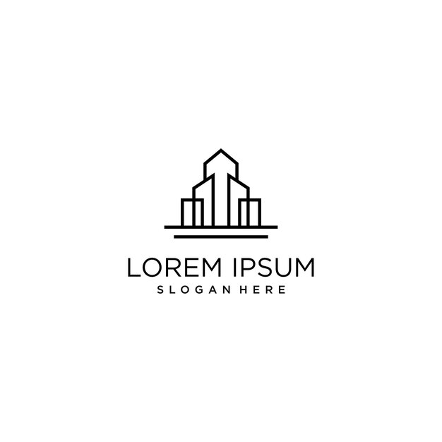 plantilla de arte de diseño de logotipo lorem ipsum aquí