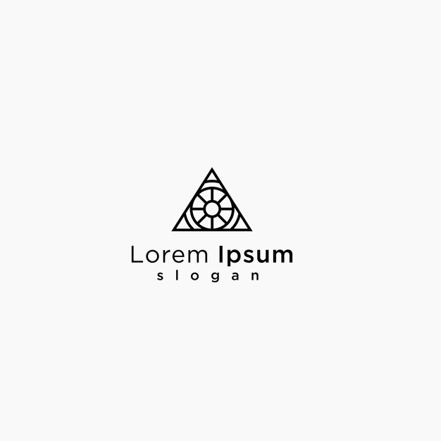 PLANTILLA DE ARTE DE DISEÑO DE LOGOTIPO LOREM IPSUM SLOGAN