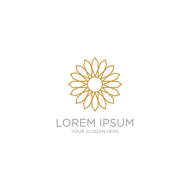 plantilla de arte de diseño de logotipo lorem ipsum