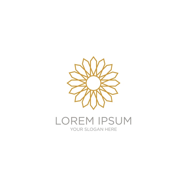 Plantilla de arte de diseño de logotipo lorem ipsum