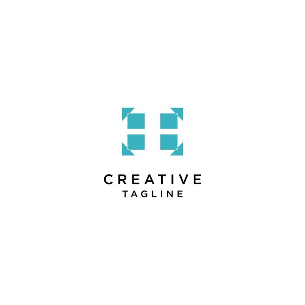 PLANTILLA DE ARTE DE DISEÑO DE TAGLINE CREATIVO DE LOGOTIPO