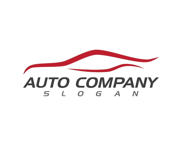 Plantilla auto del logotipo del coche