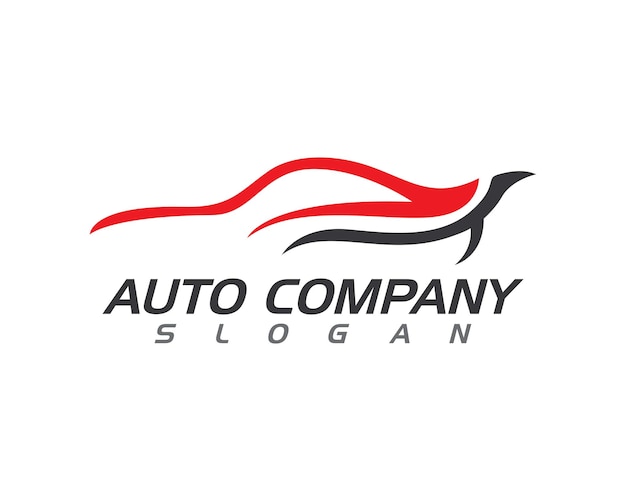 Plantilla auto del logotipo del coche