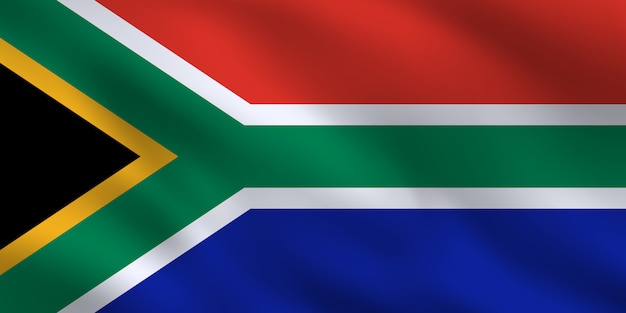 Plantilla de la bandera nacional de Sudáfrica