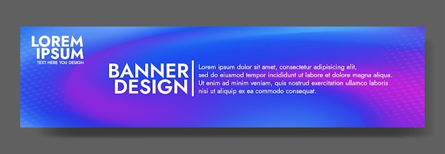 plantilla de la bandera de la niebla púrpura