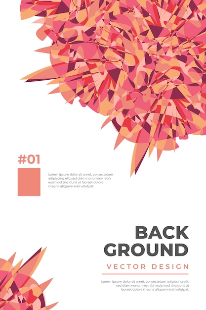 Plantilla de banner abstracto colorido con texto ficticio para diseño web Página de inicio historia de redes sociales y material de impresión