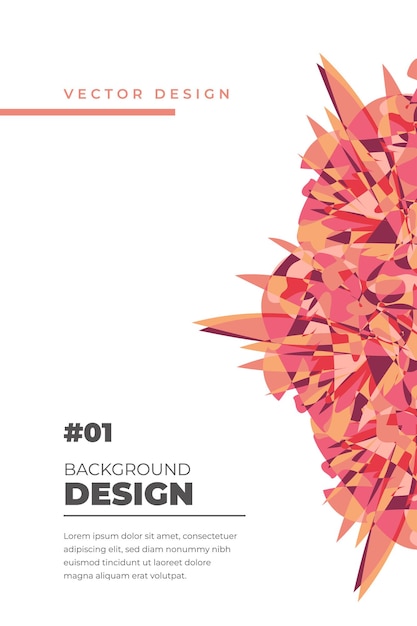 Plantilla de banner abstracto colorido con texto ficticio para diseño web Página de inicio historia de redes sociales y material de impresión