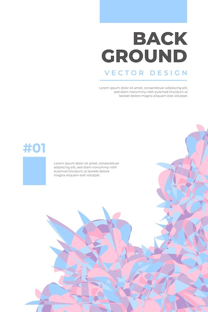 Plantilla de banner abstracto colorido con texto ficticio para diseño web Página de inicio historia de redes sociales y material de impresión