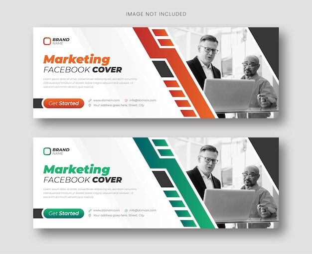 Plantilla de banner de agencia de marketing digital profesional