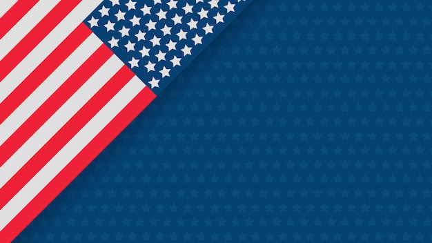 Plantilla de banner de celebración día de la independencia de Estados Unidos