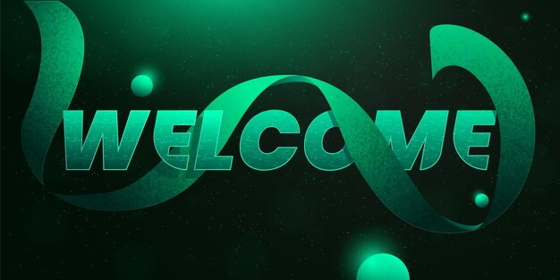 Plantilla de banner colorido moderno oscuro de regreso a la escuela y banner de bienvenida