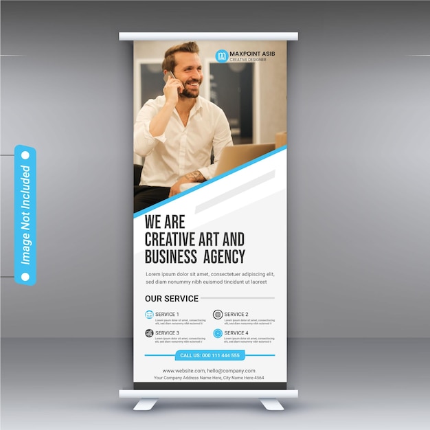 plantilla de banner creativo para empresas