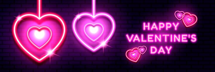 Plantilla de banner del día de san valentín