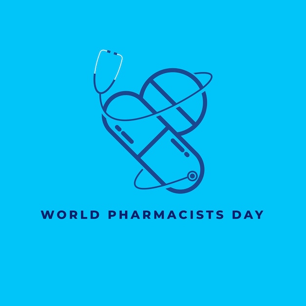 Plantilla de banner de diseño del día mundial del farmacéutico