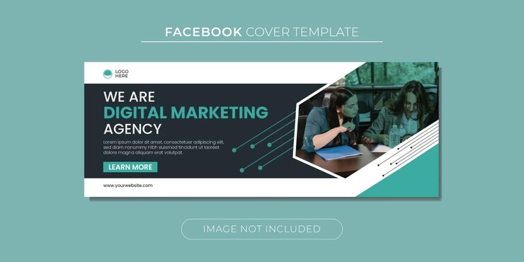 Plantilla de banner de facebook de atención médica