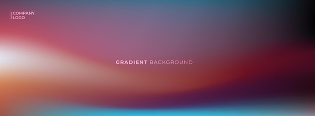 Plantilla de banner de fondo de diseño de gradiente de lujo abstracto