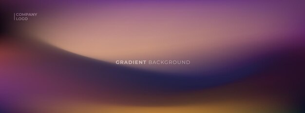 Plantilla de banner de fondo de diseño de gradiente de lujo abstracto