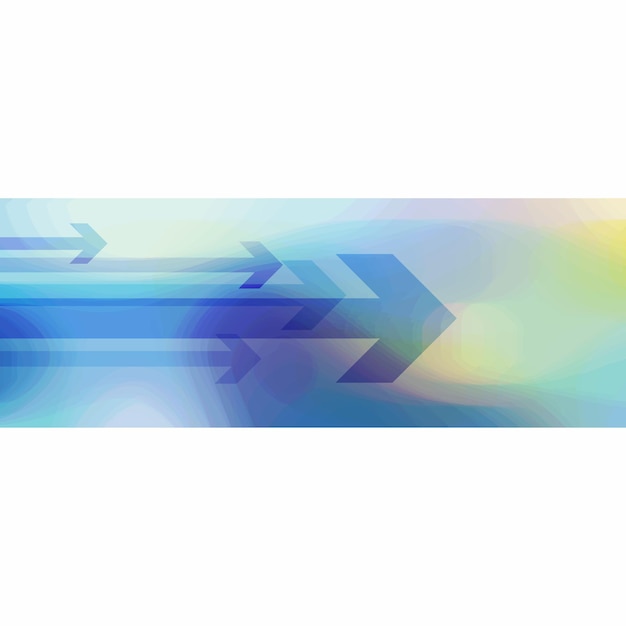 plantilla de banner de fondo web abstracto flechas de encabezado web
