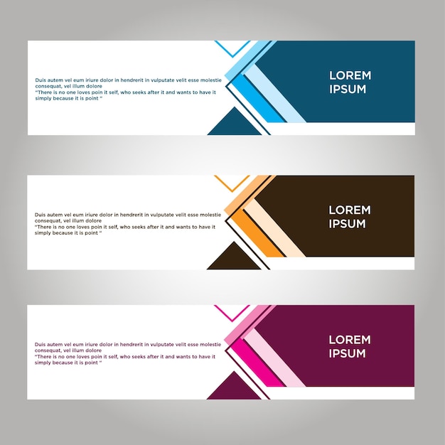 plantilla de banner gráfico vectorial editable