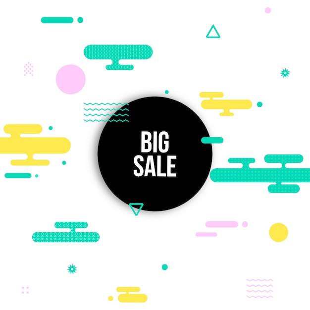 Plantilla de banner de gran venta