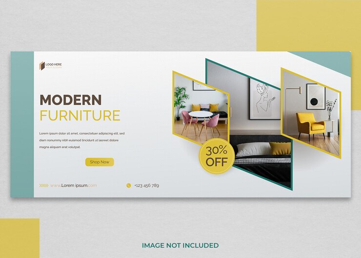 plantilla de banner de instagram de venta de muebles