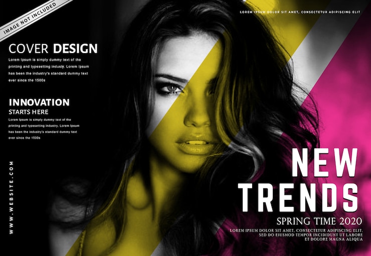 Vector plantilla de banner de moda