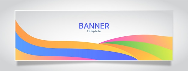 plantilla de banner moderno Vector Premium 04
