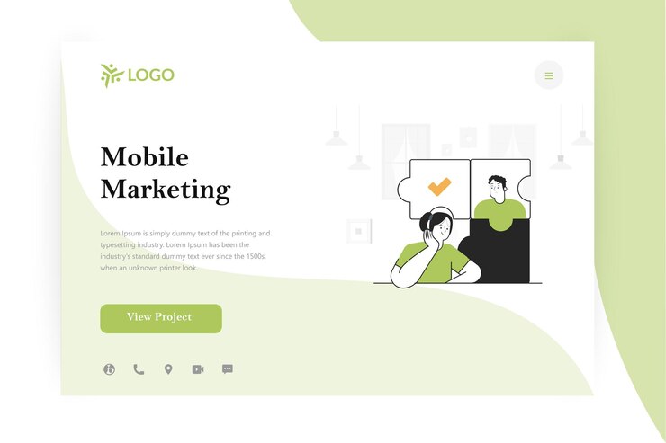 plantilla de banner de negocio de vector de ilustración