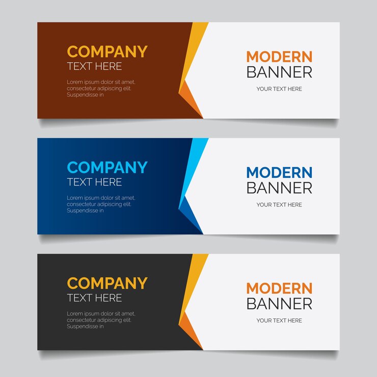 Plantilla de banner de negocios corporativos