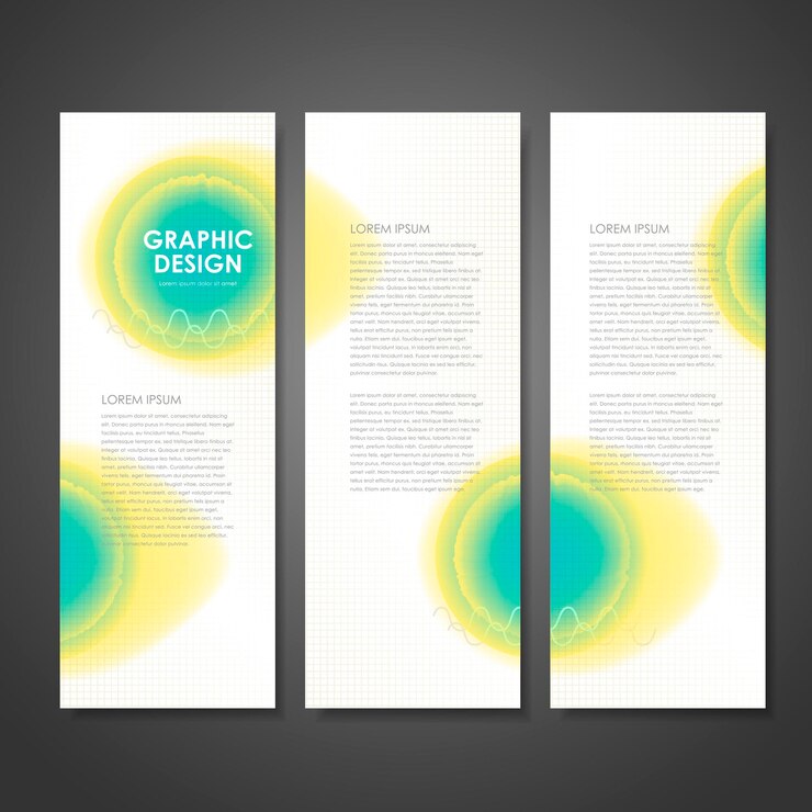 Vector plantilla de banner de negocios de estilo acuarela