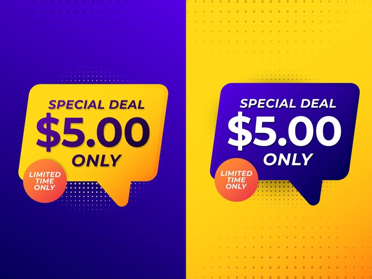 Vector plantilla de banner de oferta especial