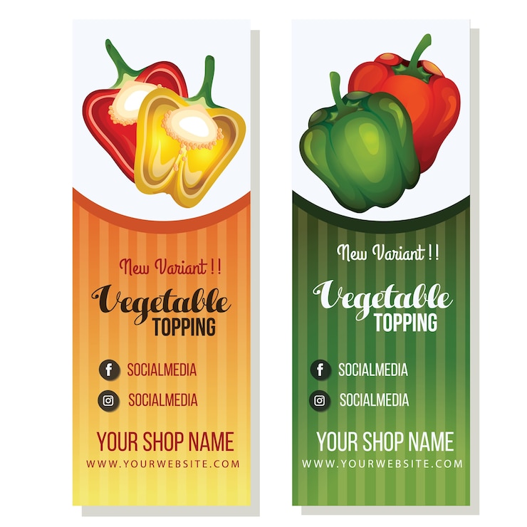 plantilla de banner de paprika