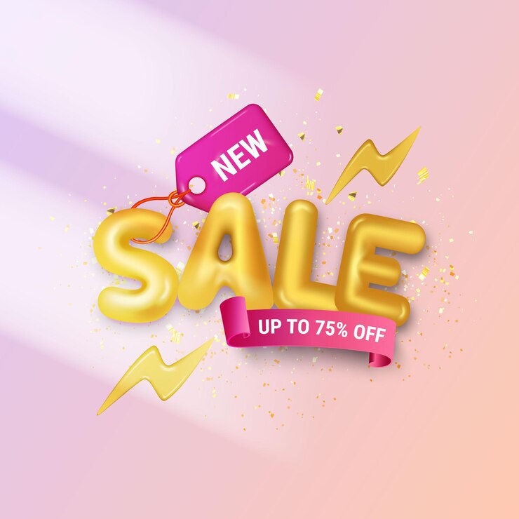 Plantilla de banner de promociones de venta