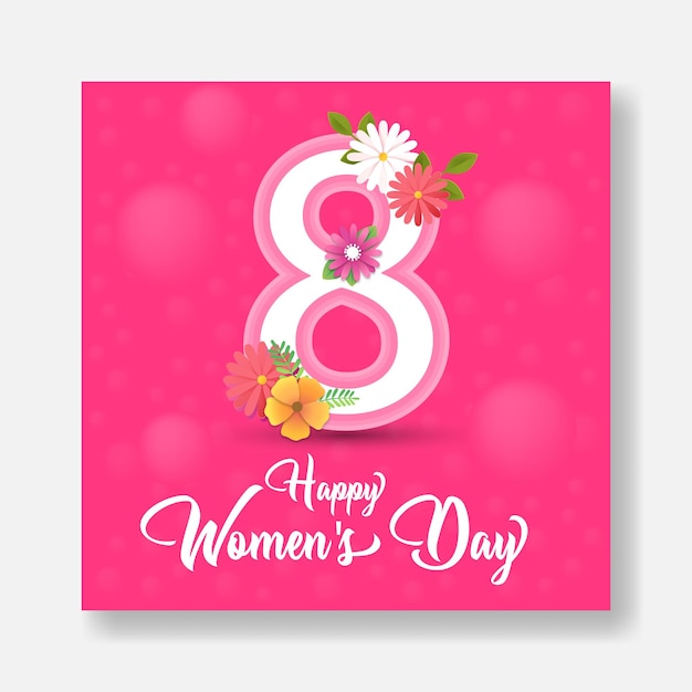 plantilla de banner de publicación en las redes sociales o Instagram con ilustración vectorial floral 3d 8