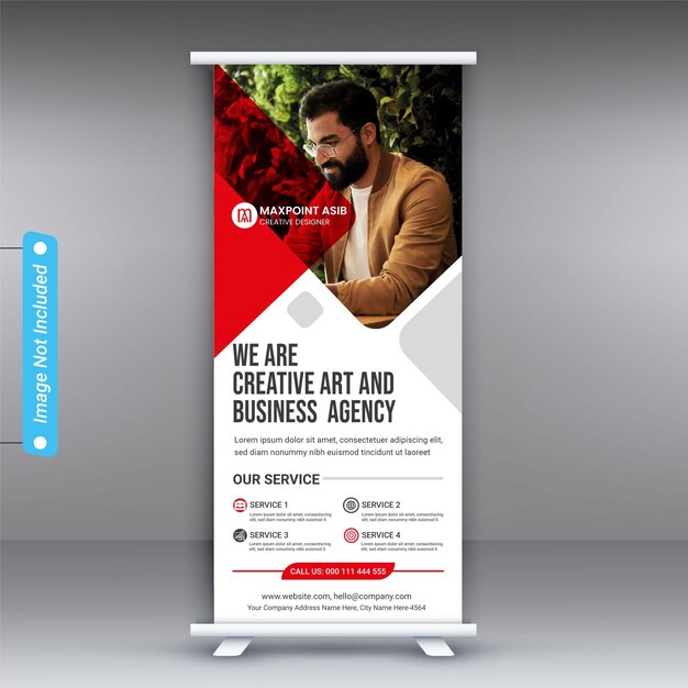 plantilla de banner recopilatorio corporativo con aspecto moderno