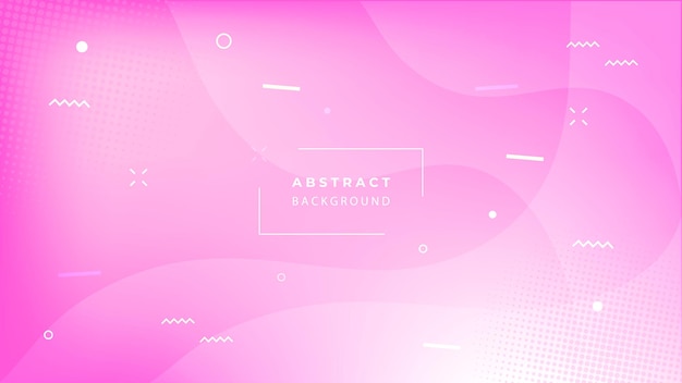 Plantilla de banner de vector fluido rosa de fondo abstracto líquido para forma ondulada de sitio web de redes sociales