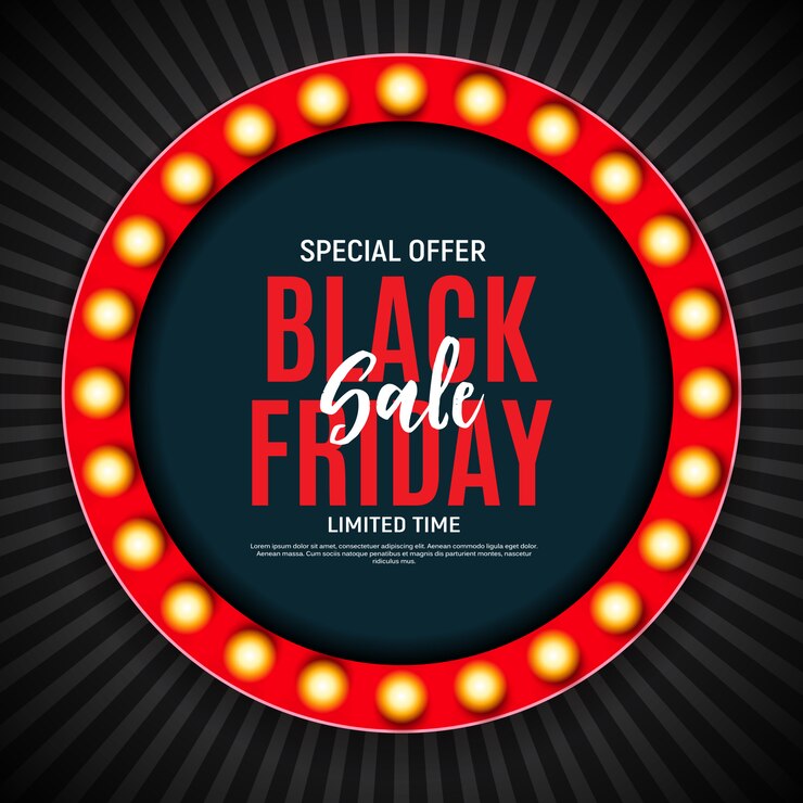 Vector plantilla de banner de venta de viernes negro. ilustración
