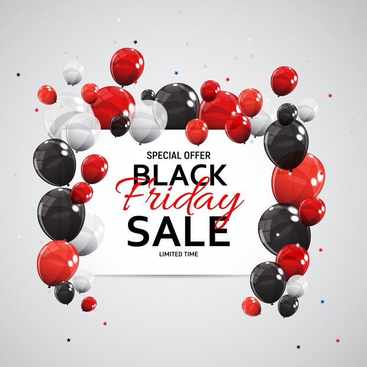 Vector plantilla de banner de venta del viernes negro